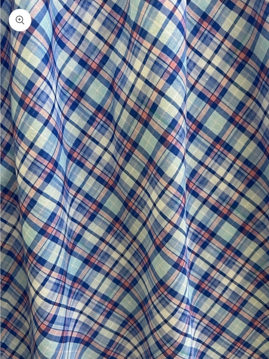 Retrolicious Blue & White Plaid Sleeveless Midi Dress - Size XL - Picture 3 of 11